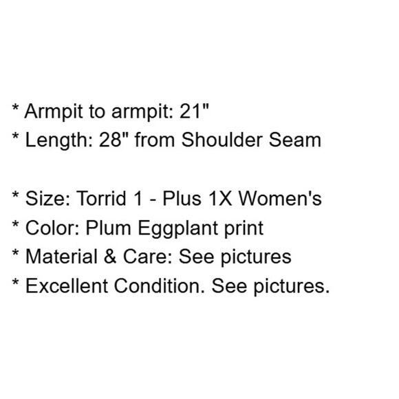 Torrid Top Plus Size 1X Plum White Floral Off Shoulder Spaghetti Straps Blouse - Picture 4 of 13